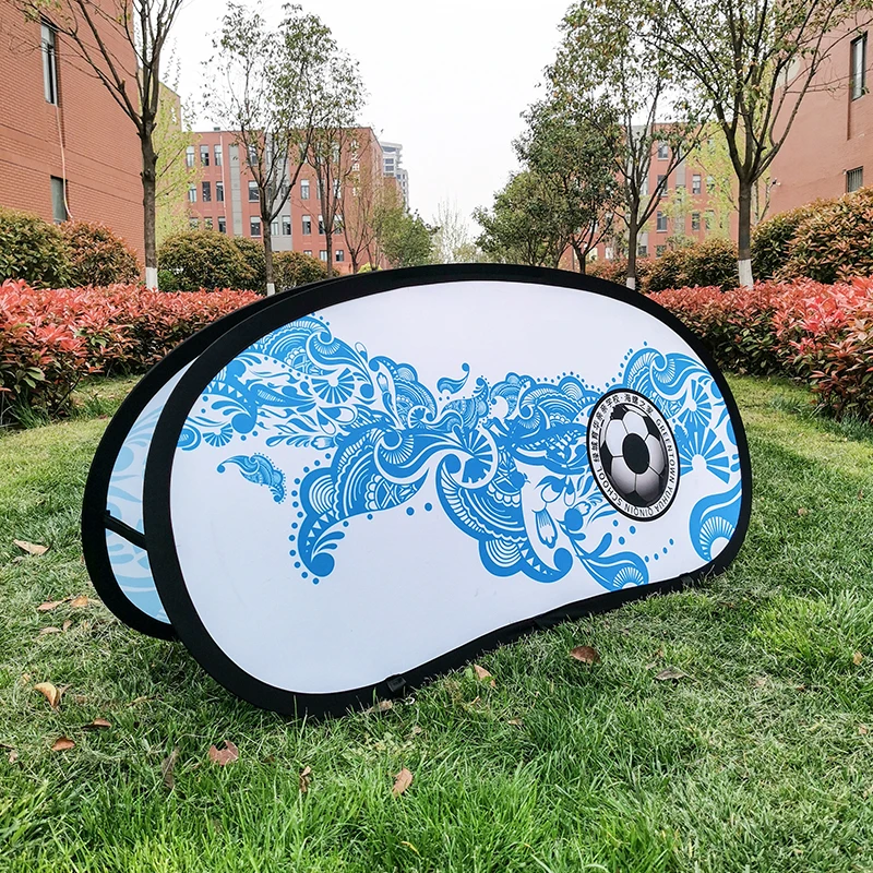 Pop Up Banner Free Design Graphic Printing Display Outdoor Advertising Oval Vertical Bean-Shape A Frame Sports Promotion