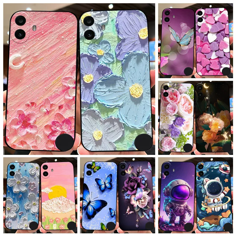 Cute Astronaut Fashion Shockproof Soft Bumper Case
