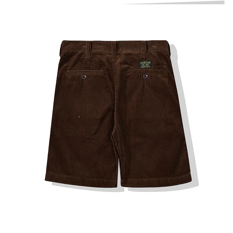 New Retro Casual Five-point Pants Men's Thick Corduroy Shorts Outdoor Hiking Sports Climbing Camping Tooling Clothing Walking
