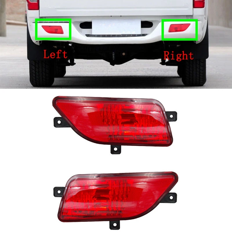 Car Rear Bumper Fog Light Fog Lamp With Bulb Warning Lamp For Great