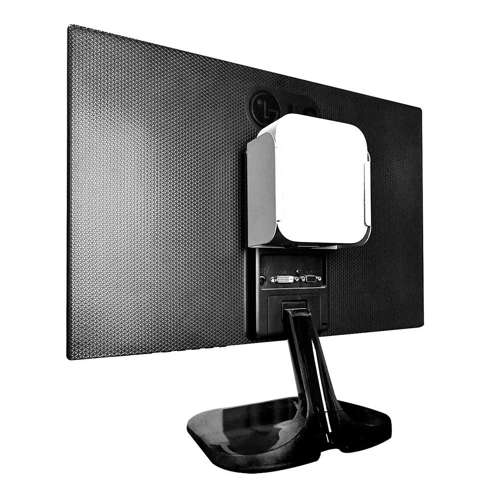 Wall Mount Stand for Apple Mac Mini M4 Space-Saving Behind The Monitor Support Monut Storage Bracket PC Accessories
