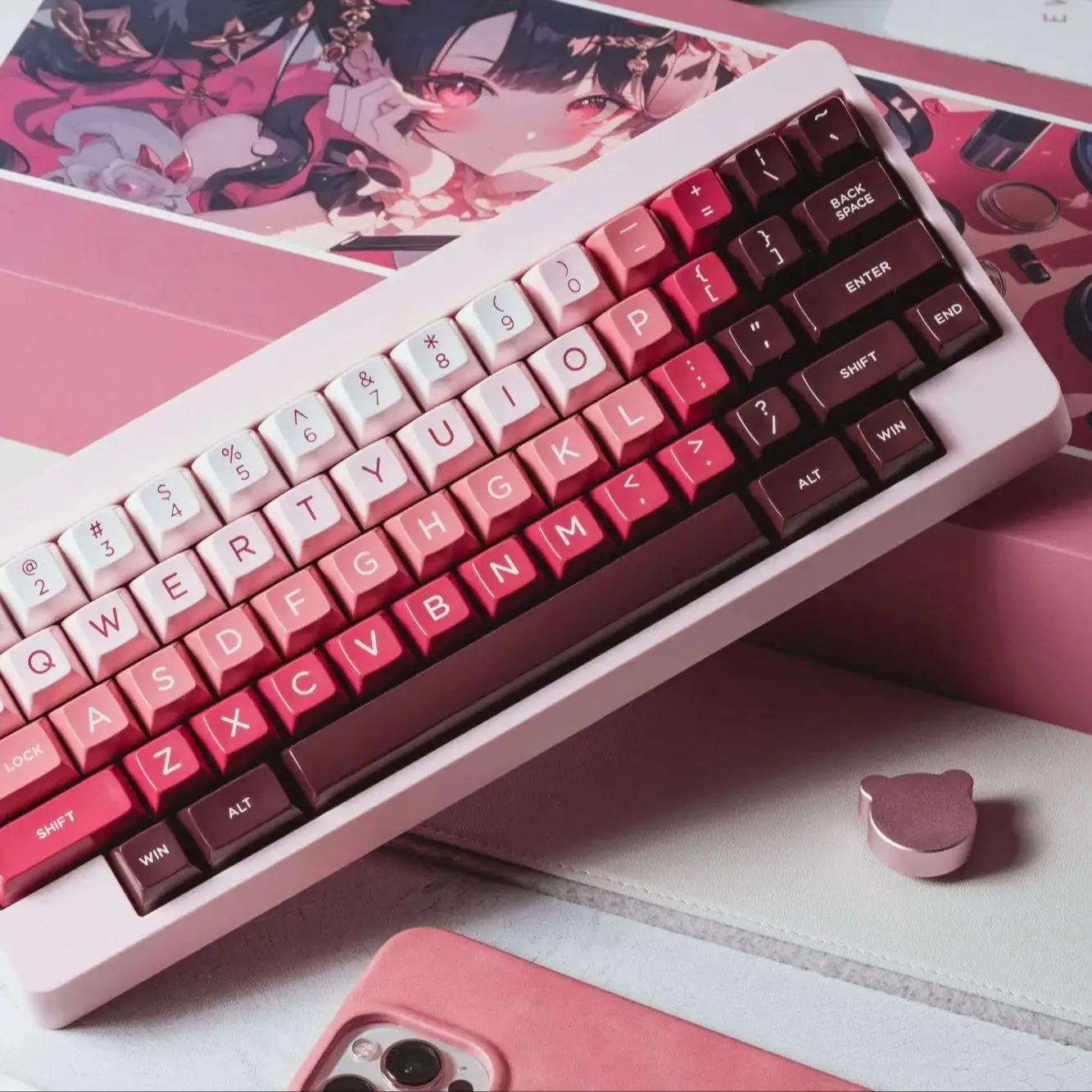 JTK HSA ROUGE キーキャップ JTK HSA Profile Rouge ABS keycaps – KBDfans® Mechanical