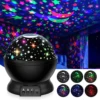 Night Lamp Projector Starry Sky Night Light Projector Baby Lamp Decor Rotating Starry Nursery Moon Galaxy Projector Table Light 1