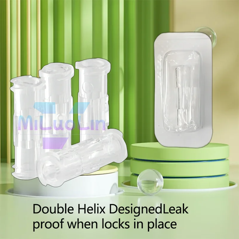 syringe connector blunt Luer Thread Connector Transparent Syringe Double-Way Connector Easy Durable Use In Sterile Environment