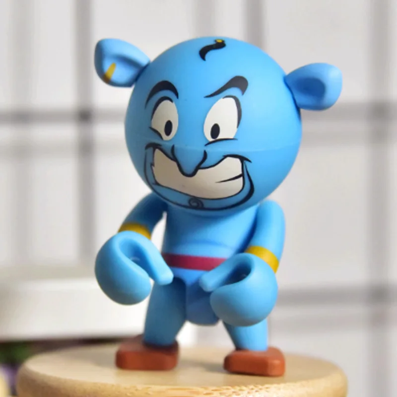 Kawaii Disney Aladin Action Figures Toys Aladin E The Magic Lamp Genie Figure Giocattoli Variabili Action Figure Model Gifts For Kids