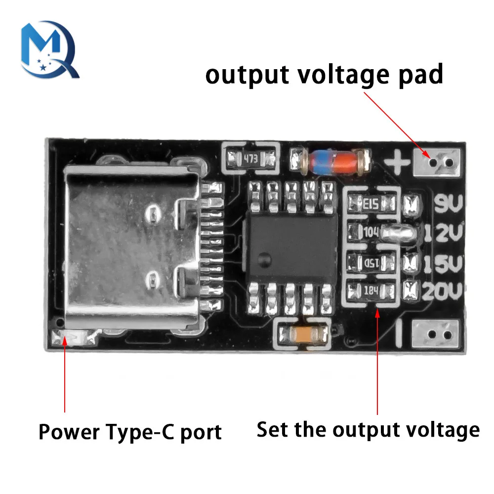 PD/QC Decoy Board Fast Charge USB Boost Module Type-c PD2.0 PD3.0 9V 12V 15V 20V Fast Charge Trigger Polling Detector Module