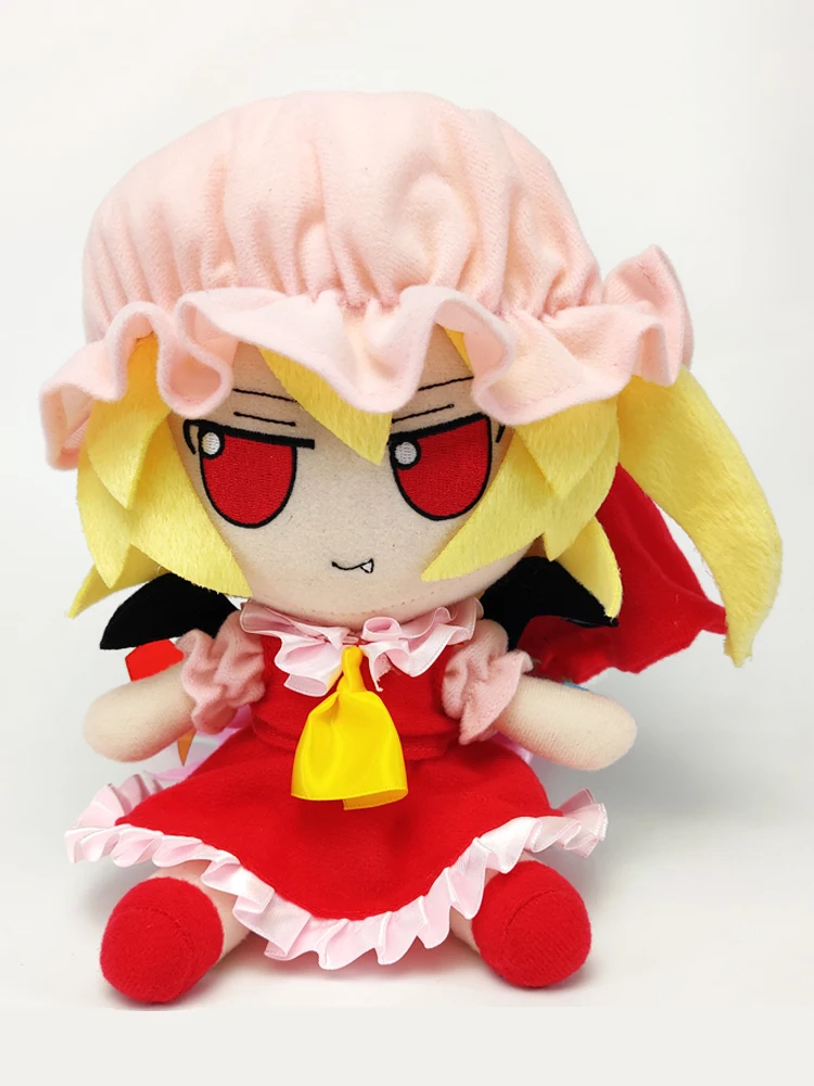 TouHou Project Flandre Scarlet Plush Doll Fumo Anime Cartoon Stuffed Doll Sleeping Pillow Sitting Toy Gift for Fans Birthday scarlet nexus pc