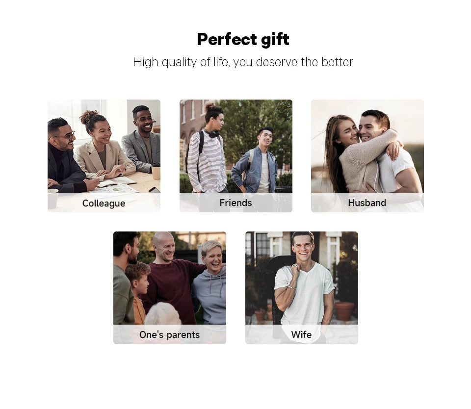 Luxury Cufflinks Set for Men - 4 Pairs Wedding Groomsmen Gift with Box