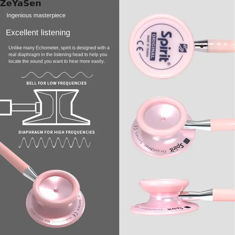 Spirit Stethoscope For Doctors, Medical Students, Professional Medical Home Children, Pediatrics, Fetal Heart, Pregnant Women501