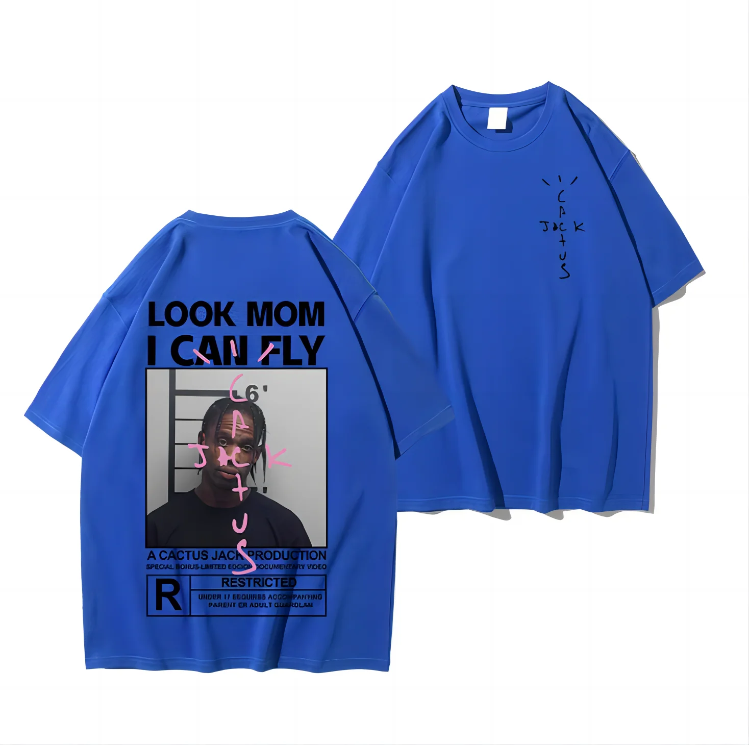 Fashion Printed Summer Men's Women's Skateboard Short-sleeved T-shirt Trend Couple Hip Hop Street Harajuku Top Design Brand