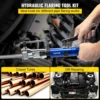 Hydraulic Flaring Tool Kit 3/16"-1/2" 45° Double Brake Flare Tool with Tube Cutter and Deburrer 32 PCS Tube Flaring Tools 2