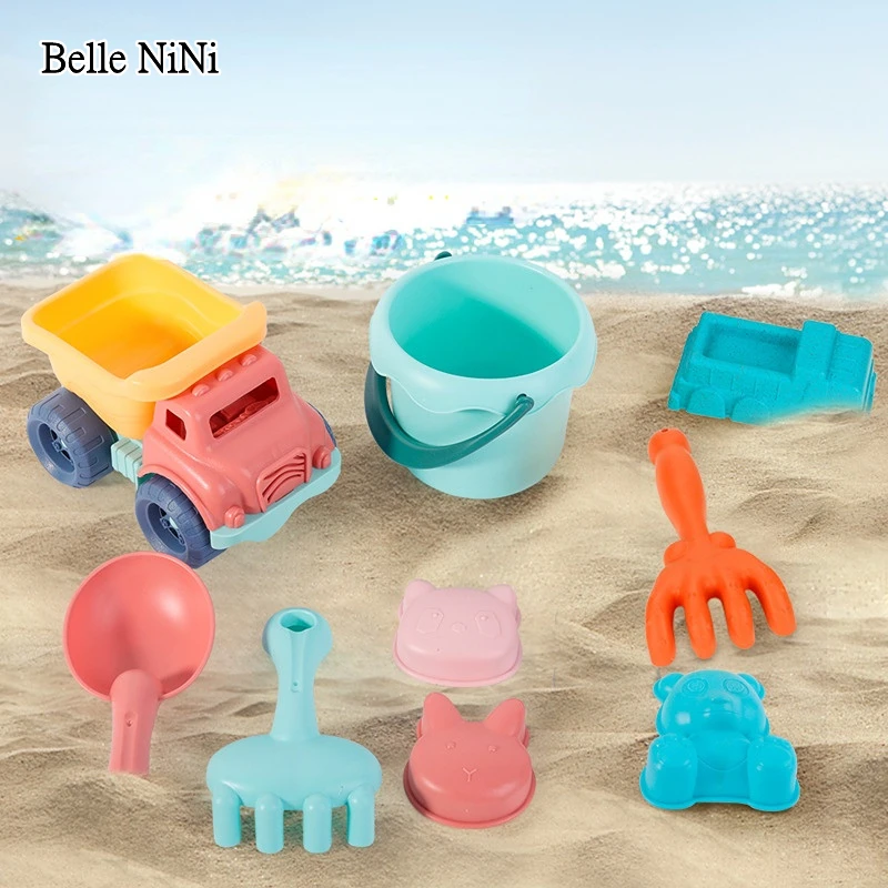 

Sand Digging Toys Summer Children Play Water Soft Rubber Beach Toys Play Sand Tools Bucket Shovel Boys and Girls Outdoor Games