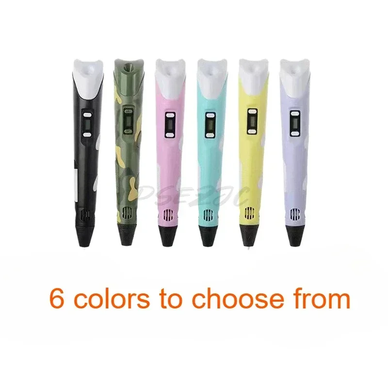 3D Printing Drawing Pen Professional Students Use 3D Graffiti PLA Consumables Pen Set Hot Melt