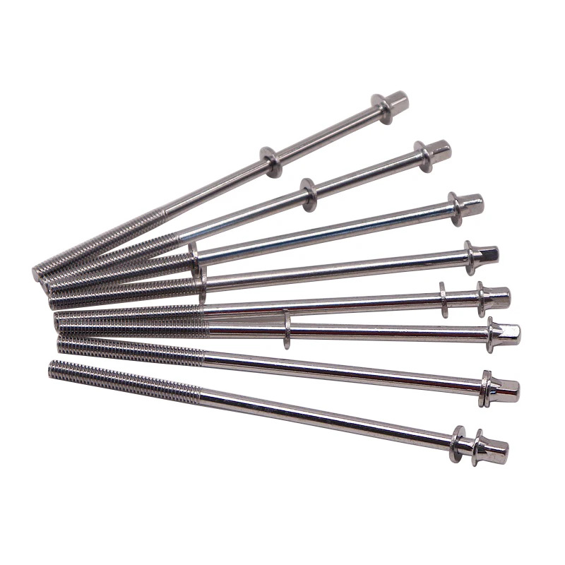 6 Pezzi Aste Di Tensione Del Tamburo Bulloni Dell'aletta Del - Foto 6