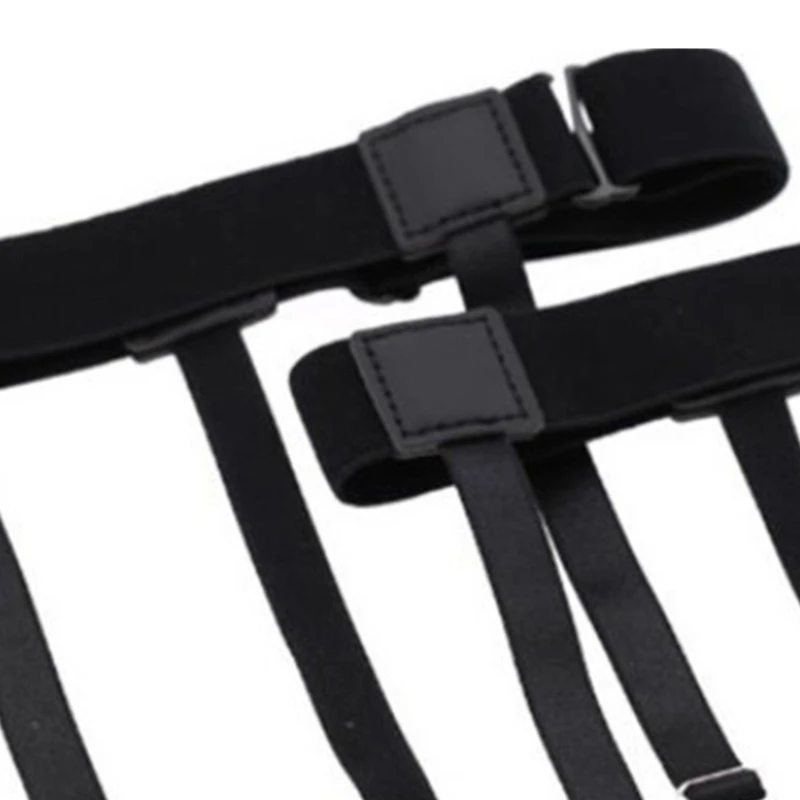 Garter Belt Elastic Garters Leg Garter 1pair Shirt Stays Belt Men Non-slip Locking Clips Shirt Garter Keep Tucked