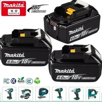 Batterie Li-ion Makita 18V d'origine authentique 5Ah 6Ah 9Ah rechargeable pour perceuse sans fil POP, meuleuse, clé à chocs DDF487 5