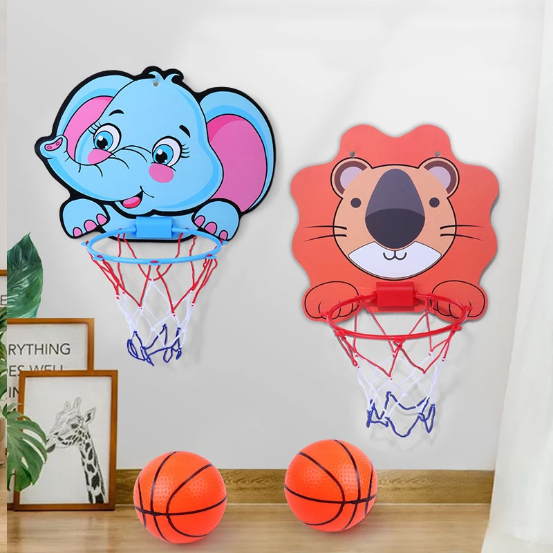 

Kids Sports Toys Basketball Balls Toys for Boys Girls 2+ Years Hanging Portable Slingshot Dart Board Outdoor Games for Children