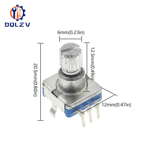 5 Pin Rotary Encoder Switch Rotary Encoder For Arduino, ESP32, ESP8266 ...