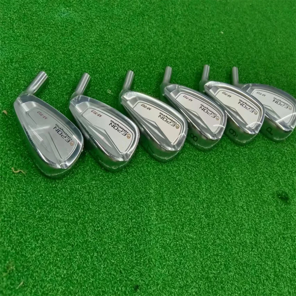 E-P-O-N AF-707 Golf Irons with Shaft and Grips ,silver 5.6.7.8.9.P 6PCS, Soft Iron Forged, Golf Clubs, 6Pcs