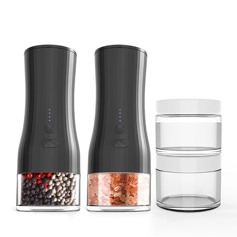 Custom USB Rechargeable Electronic Kitchen Salt And Pepper Grinder