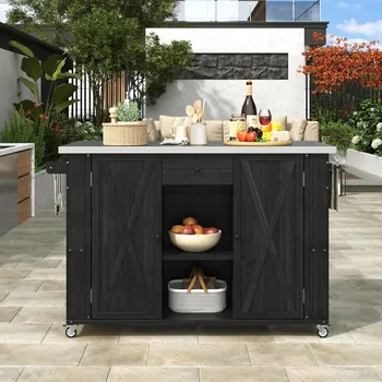 Stainless Steel Outdoor Grill Cart 1