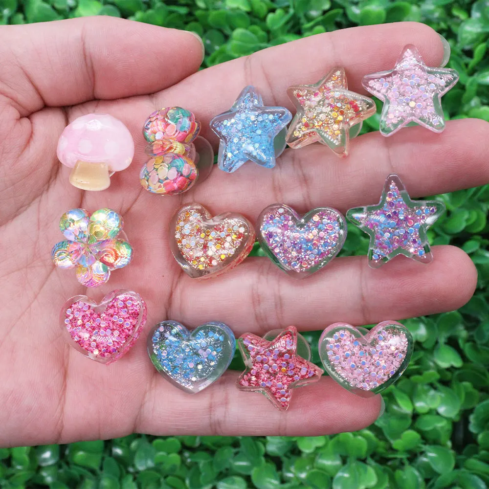 EAVUYIS 10er Set Schuh Charms - Süße Kawaii Anstecker Für Kinderschuhe