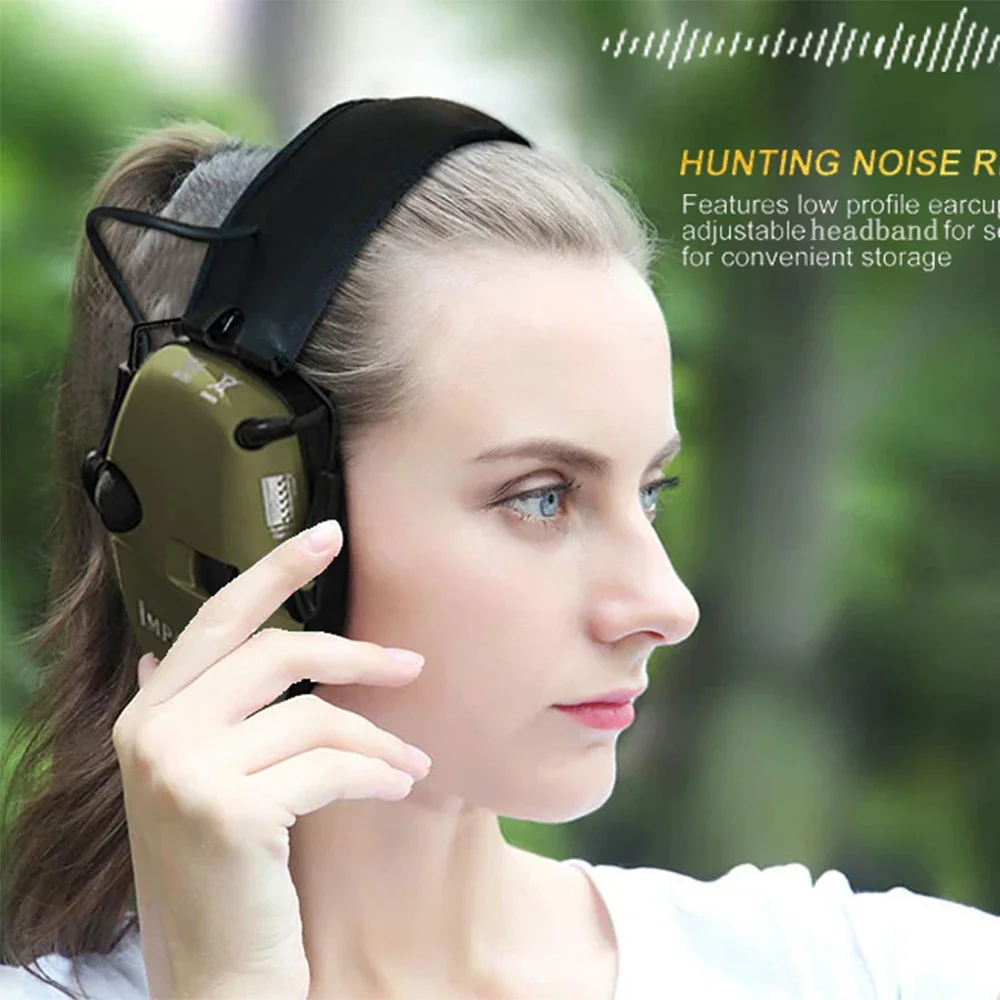New Generation HL-01526 Impact Sport Electronic Earmuff Shooting Protective Headset Foldable
