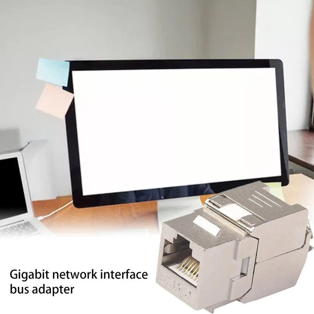 

Сетевой модуль RJ45 Cat6 Cat7 Keystone Jack, с полной защитой на 360 градусов, разъем RJ45 для безинструментального завершения LSA