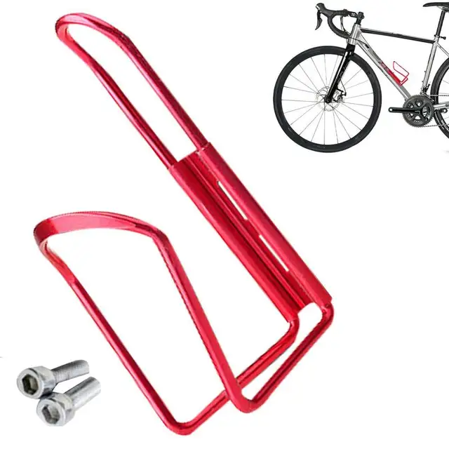 Aluminum Alloy Bicycle Bottle Holder Cycling Bicycle Drink Water Bottle Rack Holder Mount for Mountain Folding Bike Cage 4