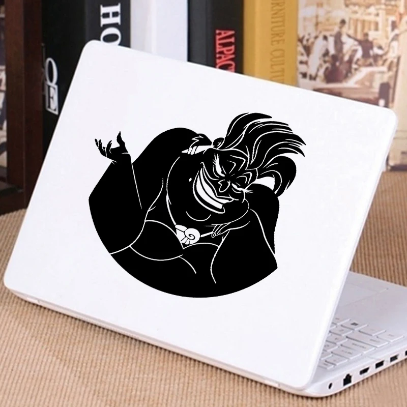 Ursula Adesivi Per Vetri Auto Adesivi Per Decorazioni In Vinile Sirenetta Disney Cattivo Adesivo Per Laptop Per Apple Macbook Air/Pro Decorazione