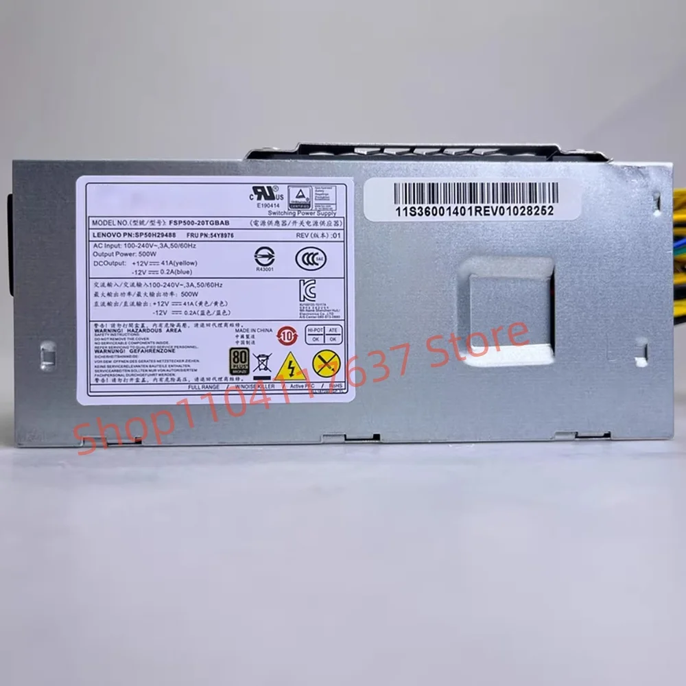 레노버 스위칭 전원 공급 장치 500W M310 M410 M415 M510 M610용 FSP500-20TGBAB
