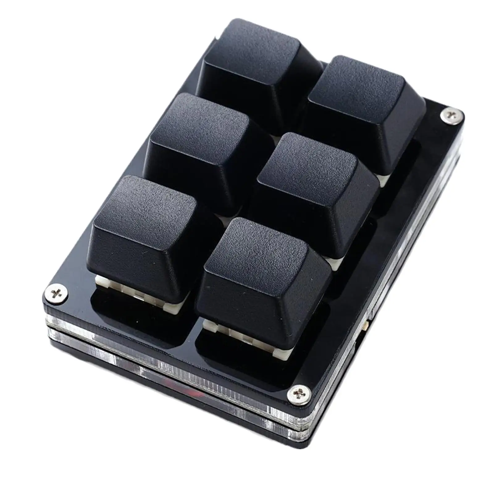 RGB 6 клавиш, USB программирование, макро, пользовательская клавиатура, копия, вставка, мини-кнопка для фотошопа, Игровая клавиатура, механический макропад