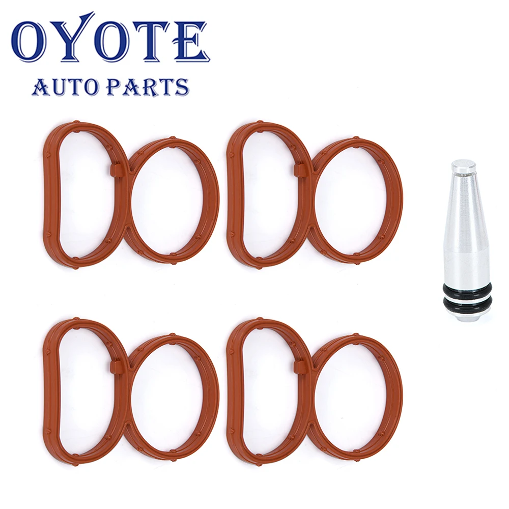 

OYOTE Car Swirl Flap Blank Bung Flaps Removal Plug With 4 Gaskets For BMW N47 2.0D Car Accessories