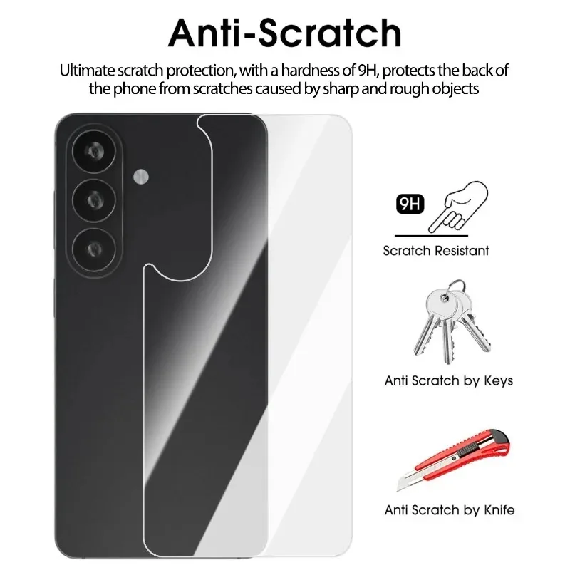 6-in-1 Tempered Glass Screen & Lens Protector - Ultra Clear, Anti-Scratch Protective Film