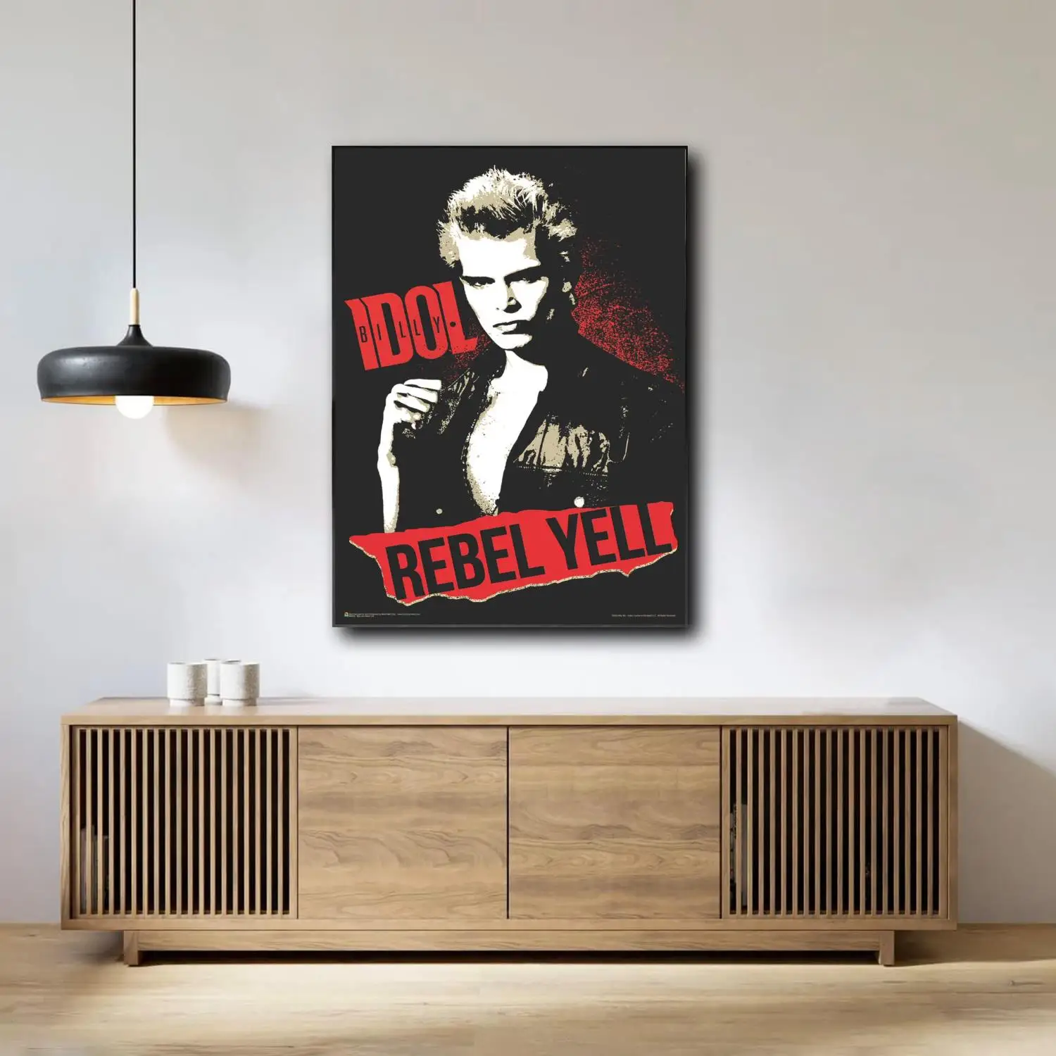 thumbnail image 1 of Póster de arte decorativo de la banda Billy Idol, arte de pared, regalo personalizado, decoración moderna para dormitorio familiar, carteles de lienzo, 1 of 5