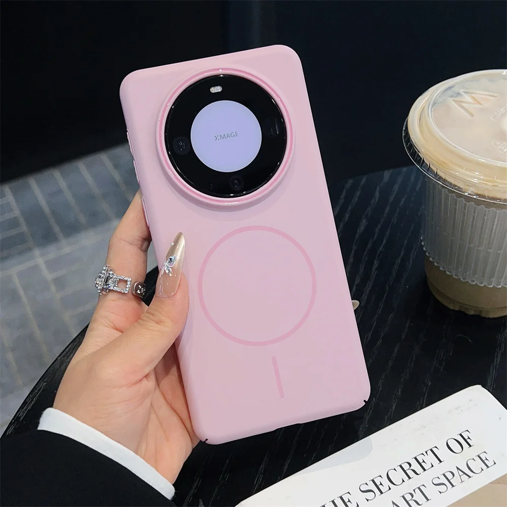 Matte Silicone Magnetic Magsafe-Compatible Soft Case