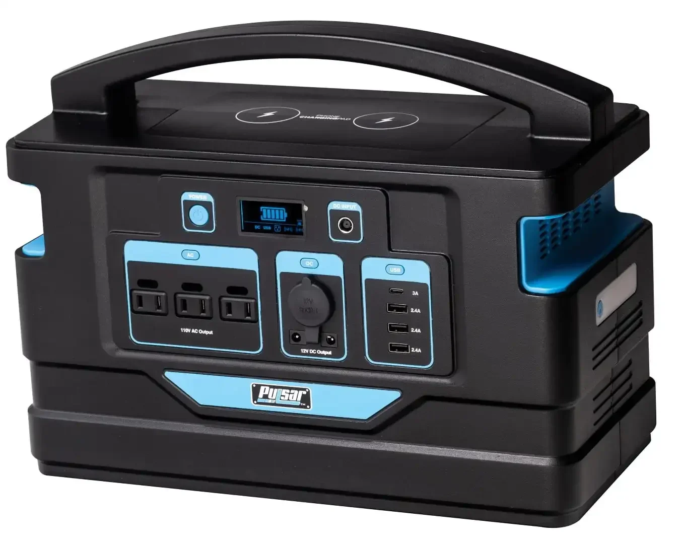 1000-Watt Portable Power Station 888 Wh Capacity with Wireless Charging Pads 888Wh Lithium-Ion Battery 5