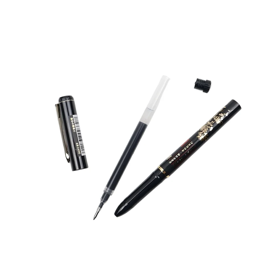 8 개/대 젤 펜 0.7mm 검정 파란색 빨간색 잉크 부드러운 쓰기 대용량 리필 볼펜 서명에 적합