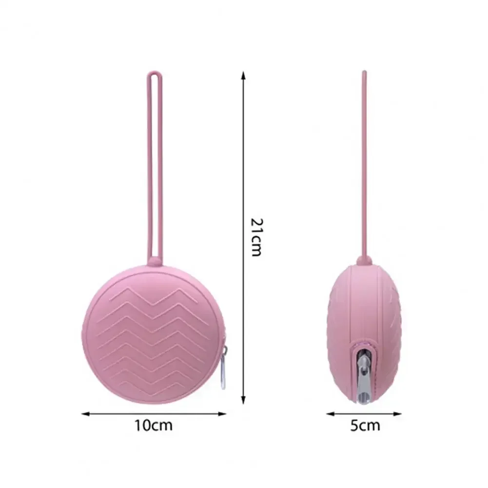 Silicone Coins Purse Waterproof Gift Mini Change Earphone Pouch Wallet Pacifier Box Baby Nipple Case Baby Nursing Accessories
