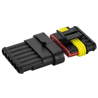 6Pin Waterproof AMP Auto Connector 18AWG M/F 1.5mm Term Quick Disconnect for Car Truck VehicleDJ7061-1.5-11/21 282090-1/282108-1 4