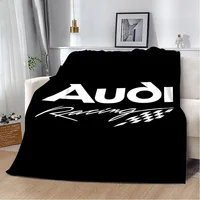 Printed Blanket Racing RS A-audis car Picnic Blankets Warm Blanket Soft and Comfortable Blanket Home Travel Birthday Gift 2