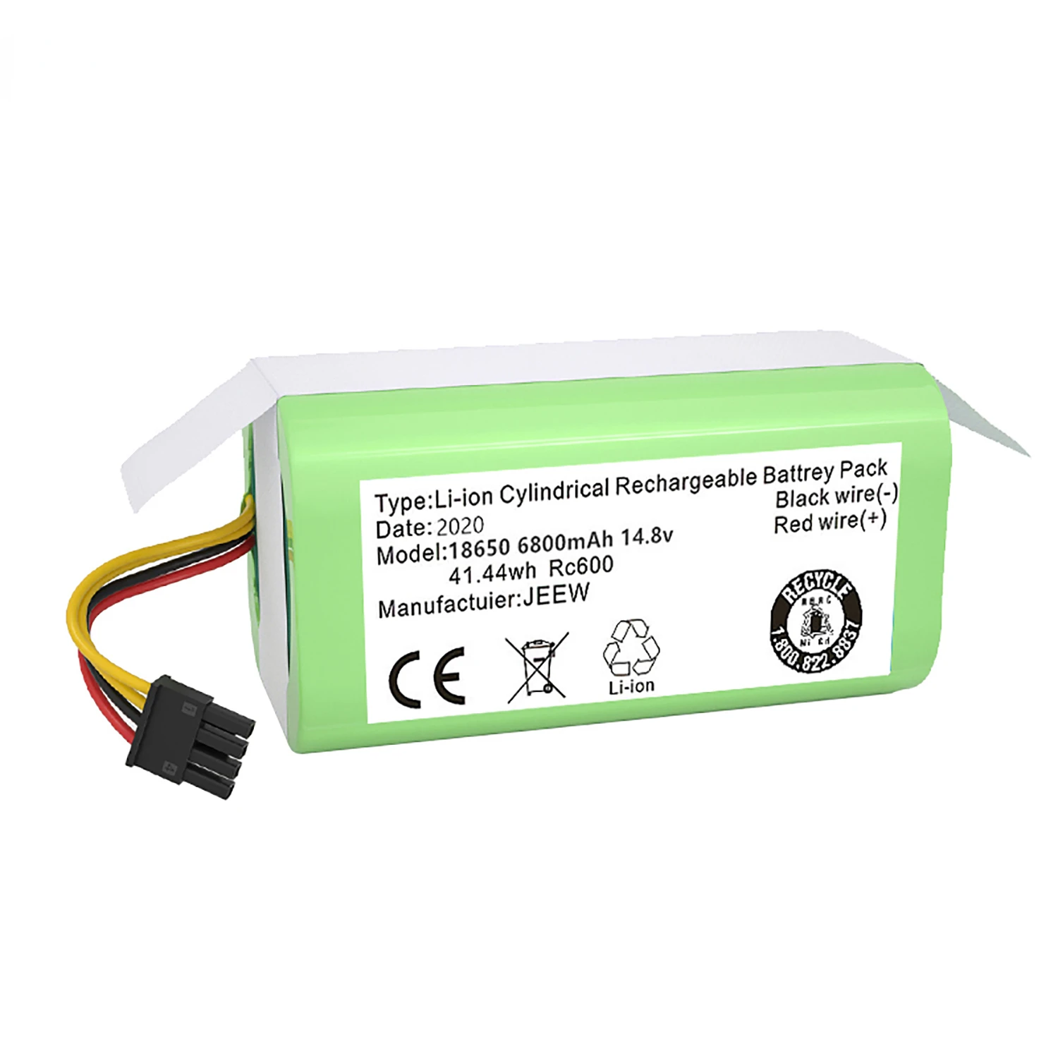 

Mkepa 14.4V 6800mAh 18650 Li-lon Battery for Cecotec Conga 1290 1390 1490 1590 Vacuum Cleaner Genio Deluxe 370 Gutrend Echo 520