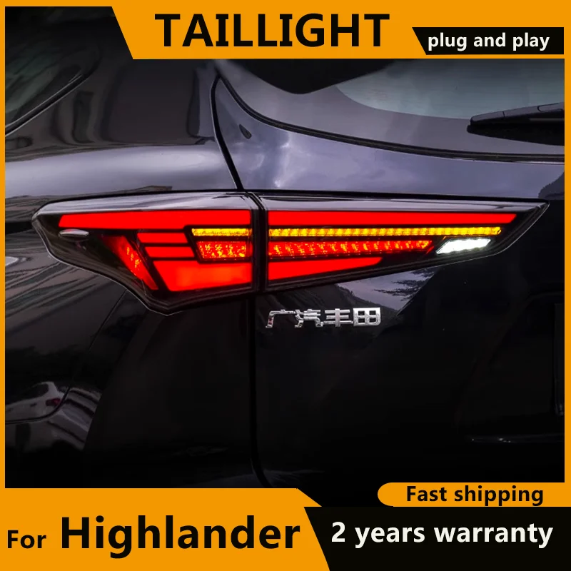 

Фонари задние для Toyota Highlander 2020 2021 2022 2023