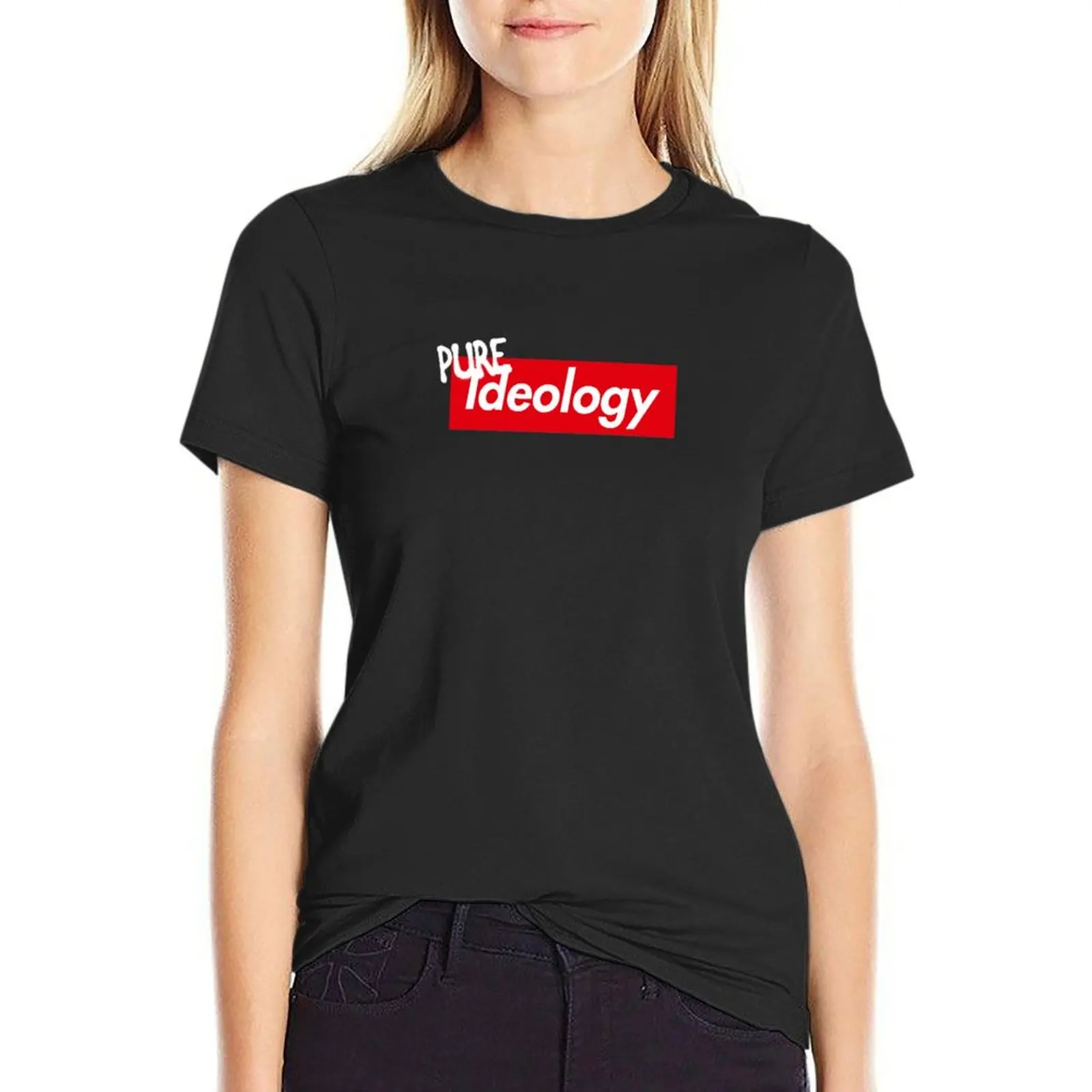 Slavoj Zizek - Pure Ideology T-Shirt anime clothes tees Woman clothing