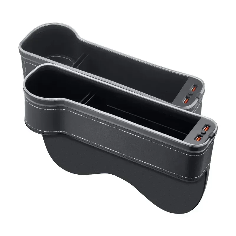 Car Seat Gap Organizer with USB Charger & LED Light 5