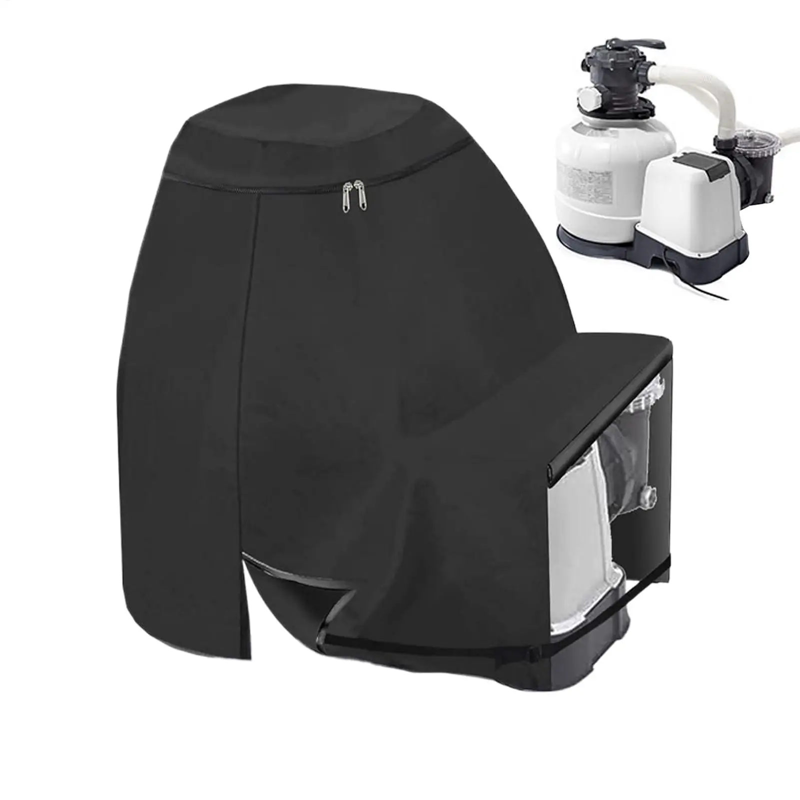 new Tub Spa Pump Cover Waterproof Hot Tub Pump Cover With Zipper All Weather Protection Hot Bathtub Pump Cover For Tub Spa