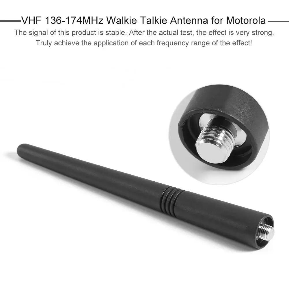Soft Flexible Antenna VHF 136-174MHz Compact Antenna Portable Accessories for Motorola GP68 GP88S GP2000 GP300 GP3688 GP328