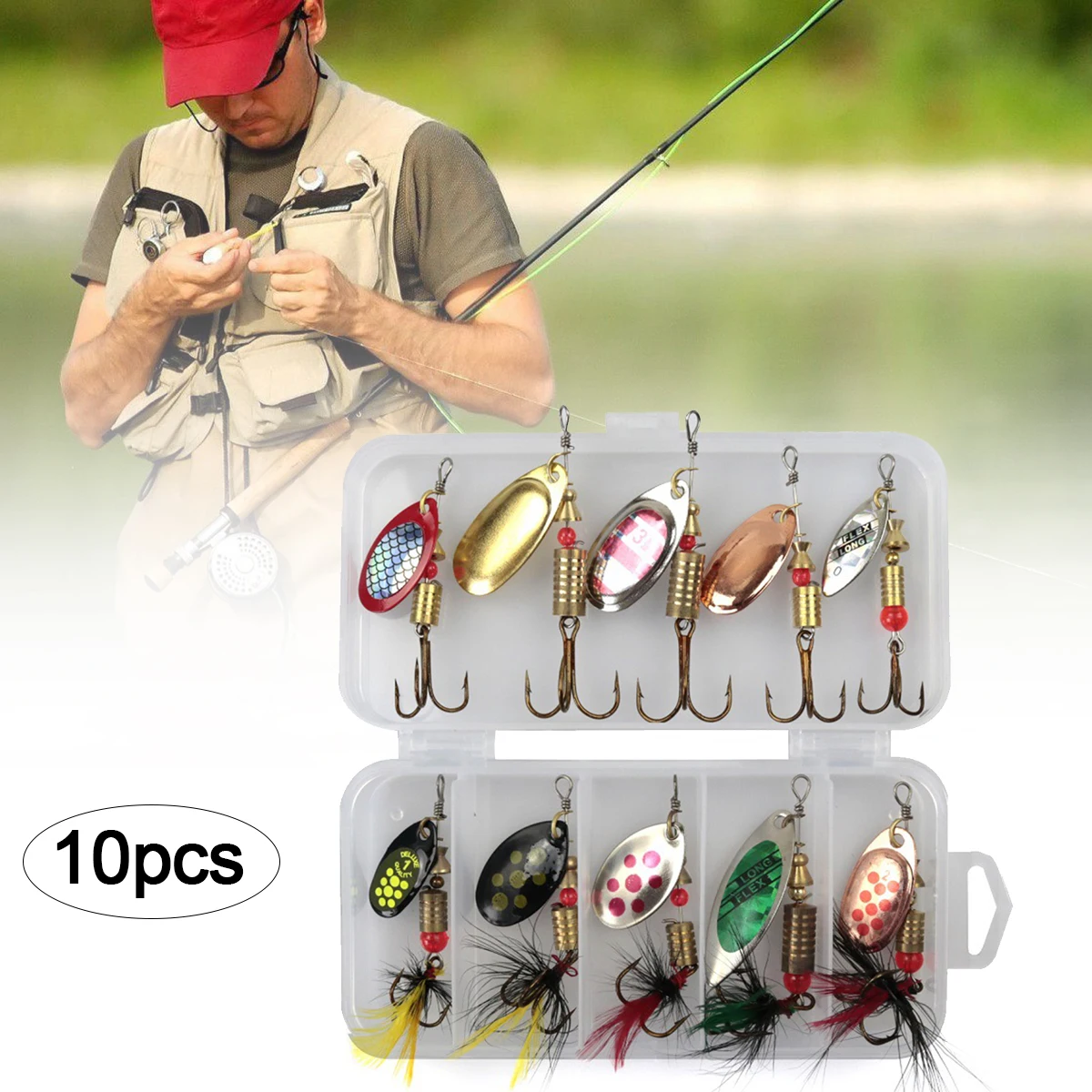 

Bionic Design Bait Metal Lure Bait Fake Bait Precise Fish Luring Sizzling Lure 3d Fisheye Lure Lure Cast Far