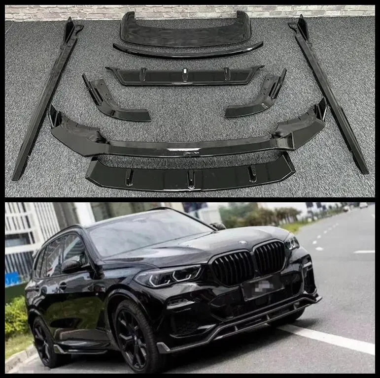 

Forged Carbon Fiber Front Bumper Lip Rear Spoiler Trunk Diffuser Side Skirt Body Full Kit For BMW X5 X5M G05 2019 2020 2021 2022