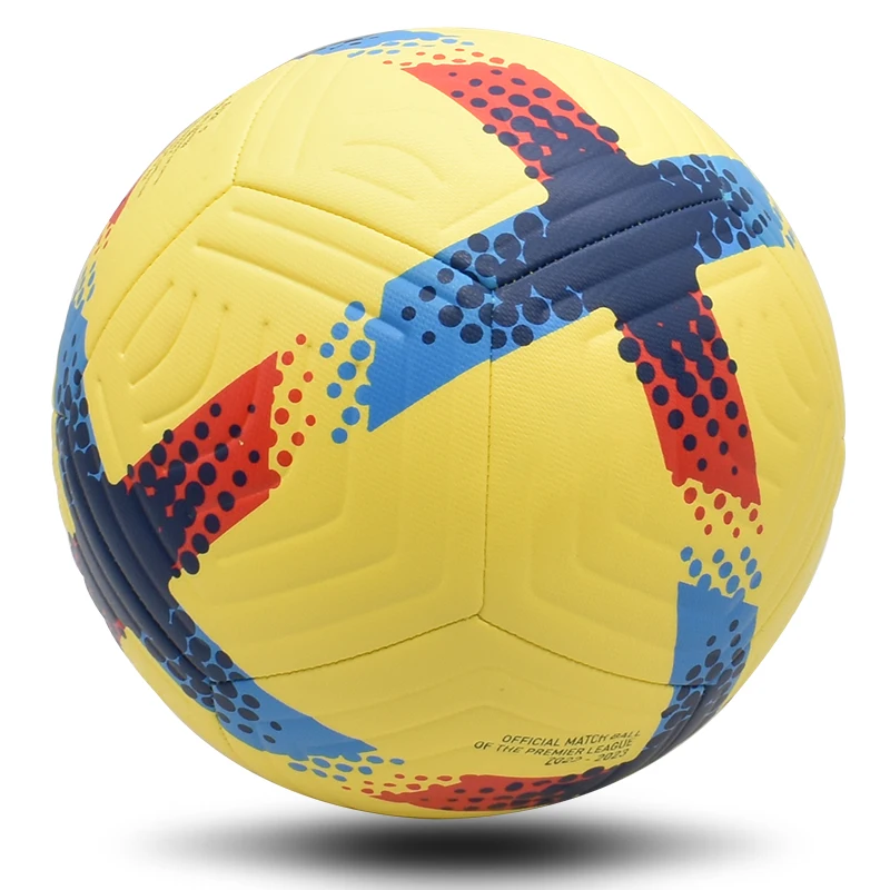 thumbnail image 1 of Balones de fútbol de tamaño estándar 5, material de PU, resistente al desgaste, de alta calidad, para entrenamiento de fútbol al aire libre, para equipos de fútbol, 1 of 4